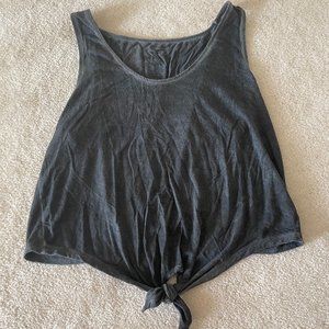 Grey Sleeveless Tank Top